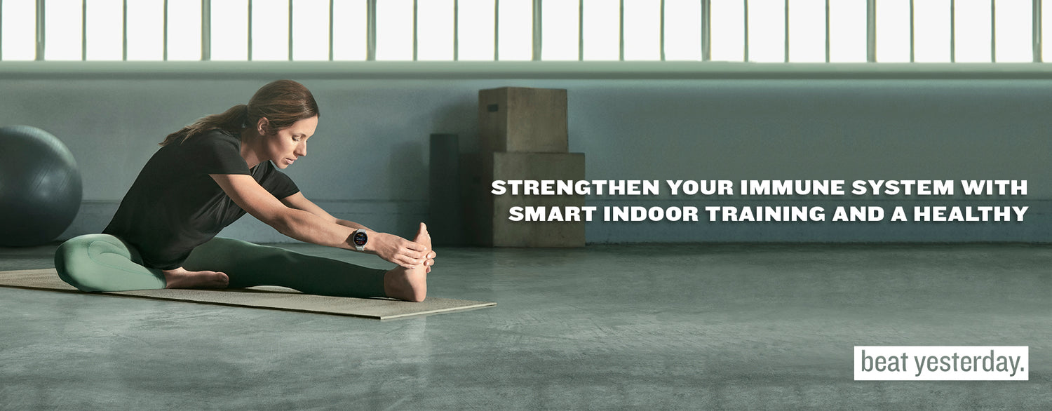 Strengthen Your Immune System With Smart Indoor Training and A Healthy Diet