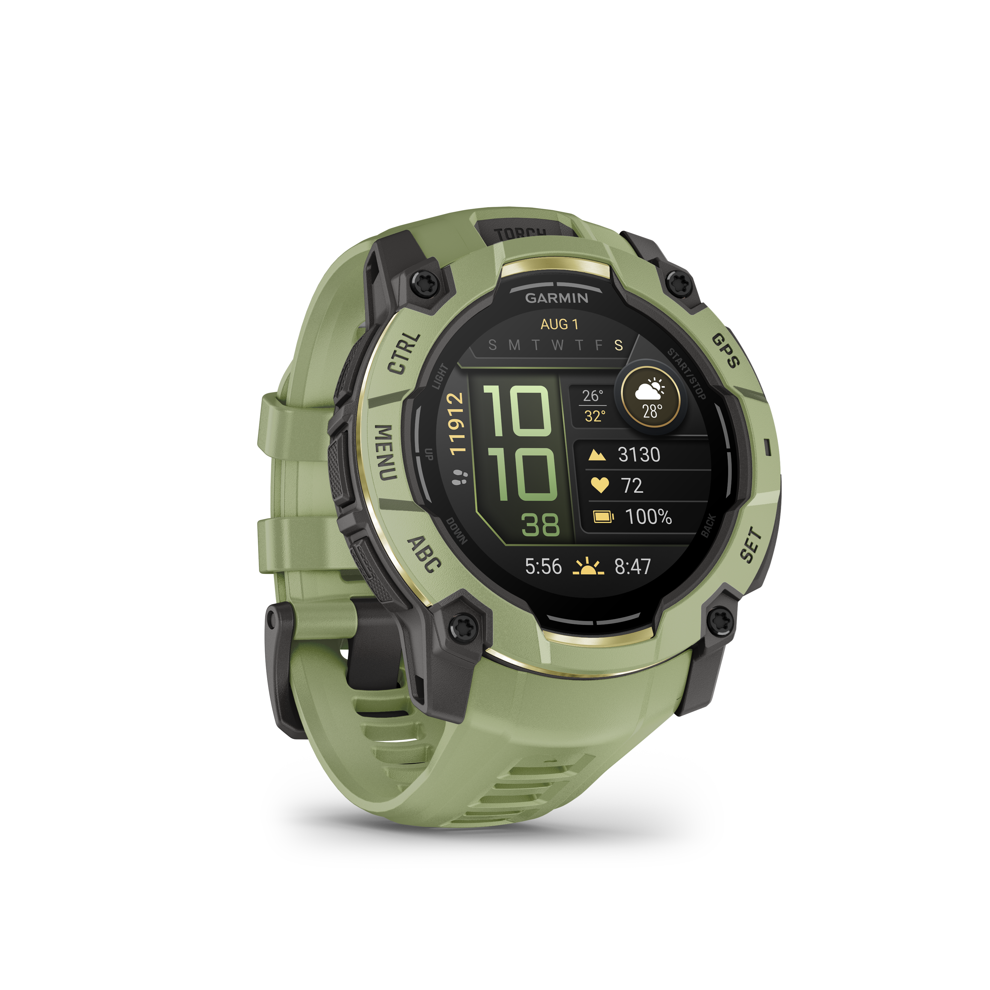 Garmin Instinct 3 AMOLED - Alpine Limited Edition (50mm, Fern Green)