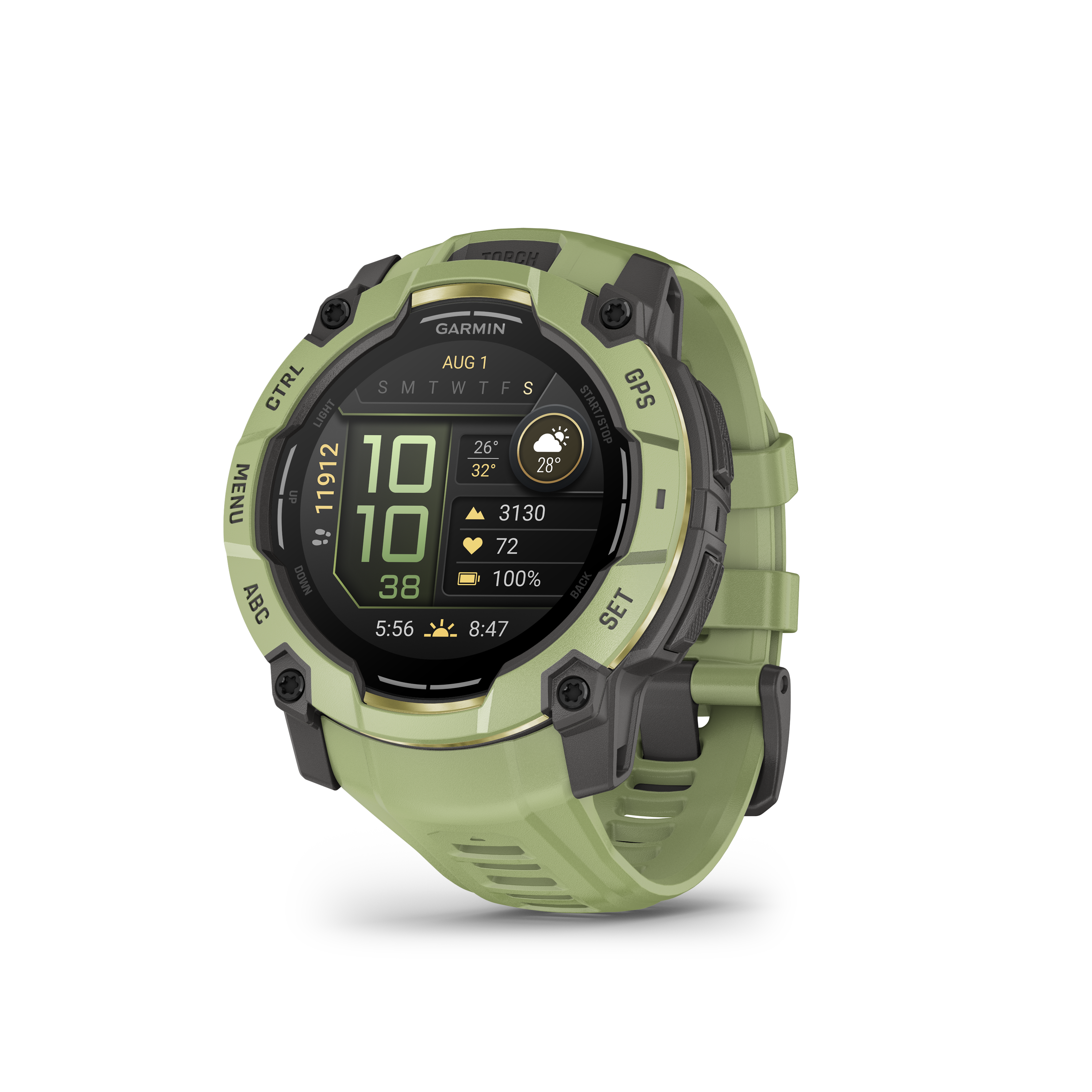 Garmin Instinct 3 AMOLED - Alpine Limited Edition (50mm, Fern Green)